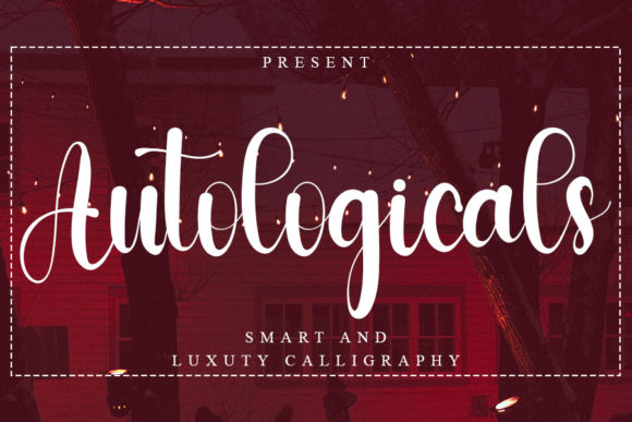 Autologicals: A Whimsical Handwritten Font for Makers