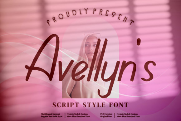 Avellyn s: A Delicate Script Font for Web Design