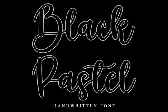 Black Pastel: A Script Font for Elegant Branding