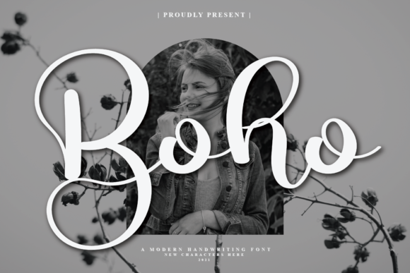 Boho Font: A Chic Handwritten Typeface for Editorial Design