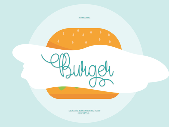 Burger Font: A Whimsical Script for Editorial Design