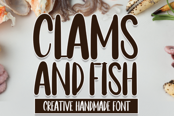 Clams and Fish: A Handwritten Font for Web Design