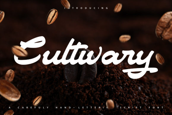 Cultivary: A Bold Handwritten Typeface for Editorial Design