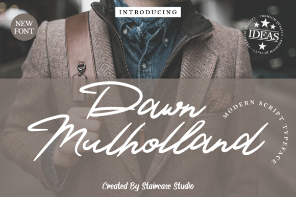 Dawn Mulholland: A Refined Script Typeface for Editorial Design
