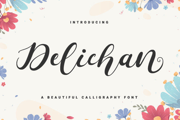Delichan Font: A Script Typeface for Bold Campaigns