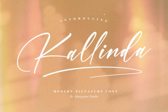 Kallinda: A Script Font for Modern Web Design