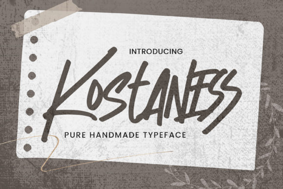 Kostaness: The Handwritten Font for Authentic Branding