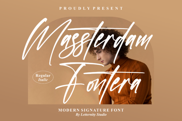 Massterdam Fontera: The Script Font for Crafters