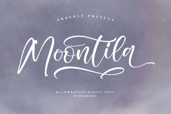 Moontila Typeface: Elegant Script for Editorial Design