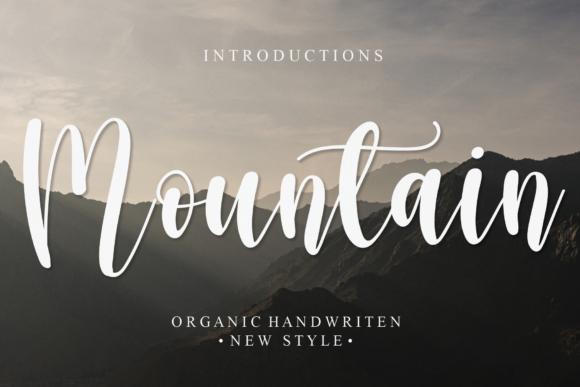 Mountain: A Premium Script Font for Modern Campaigns