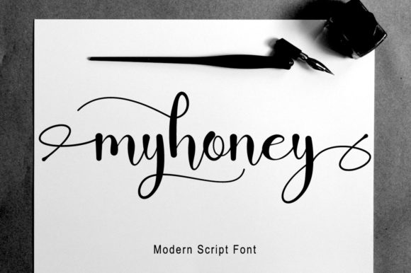 Myhoney Font: A Playful Typeface for Makers