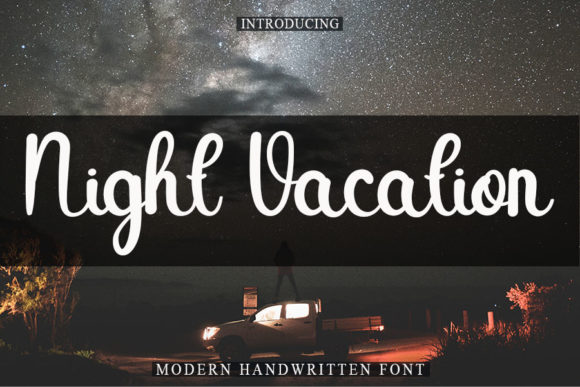 Night Vacation Font: A Chic Script for Branding
