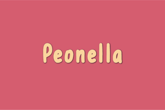 Peonella: A Handwritten Font for Small Business Branding