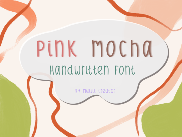 Pink Mocha: A Handwritten Font for Editorial Design