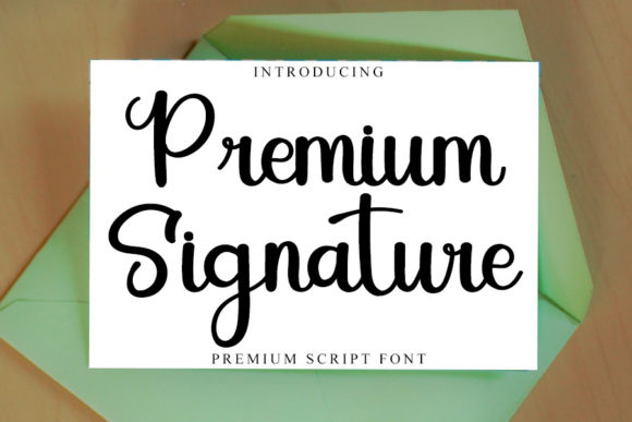 Premium Signature Font: Elevate Your Brand