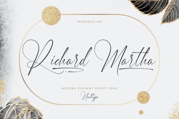 Richard Martha: A Handwritten Font for Modern Editorial Design