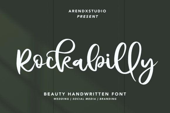 Rockabilly: A Handwritten Font for Web Design