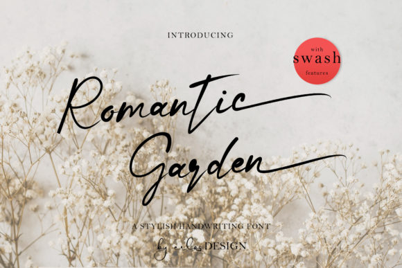 Romantic Garden: A Script Font for Elegant Branding
