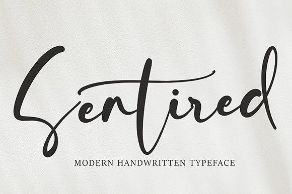 Sentired Font: Elevating Web Design with Handwritten Style