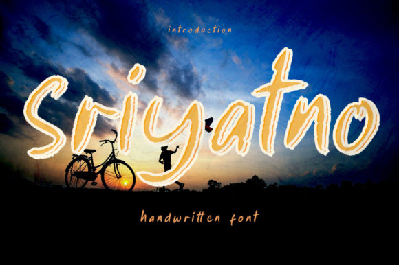 Sriyatno Font Review: A Modern Handwritten Typeface