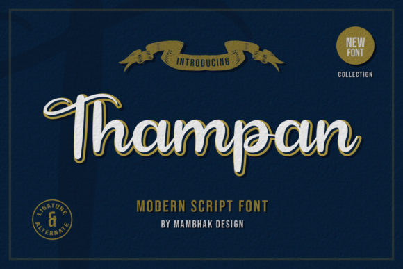 Thampan Typeface Review: A Playful Script for Creative Brands