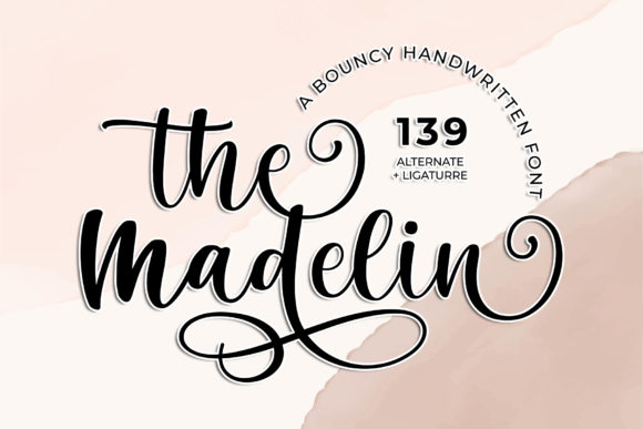 The Madelin: A Romantic Script Font for Makers