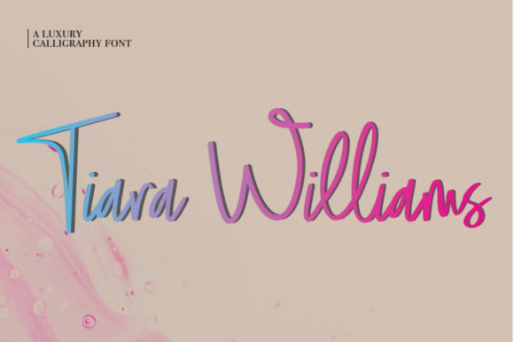 Tiara Williams: A Timeless Handwritten Font for Branding