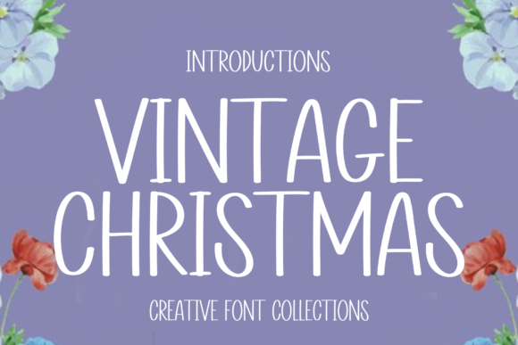 Vintage Christmas Font for Small Business Branding