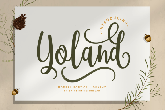 Yoland: The Script Font for Scroll-Stopping Brand Visuals